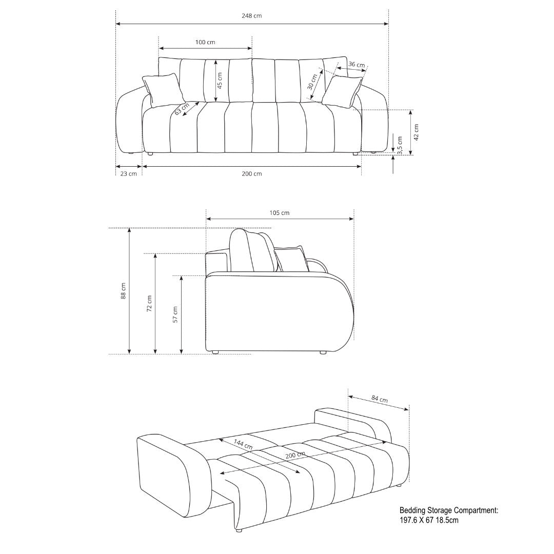 Sofa Bed Baloo, image 33