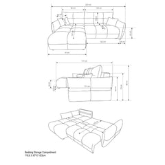 Corner Sofa Bed Base, image 10