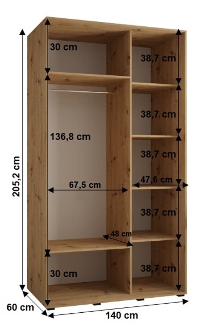 Cannes Sliding Door Wardrobe product image