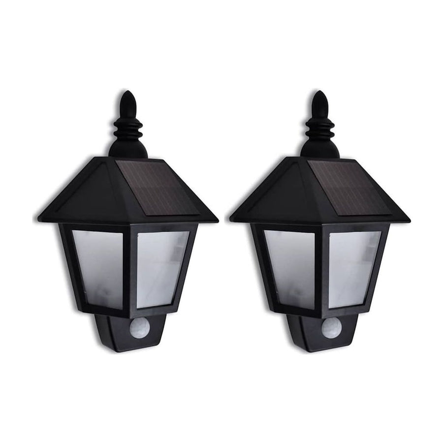 Solar Wall Lamp with Motion Sensor 2 pcs 1