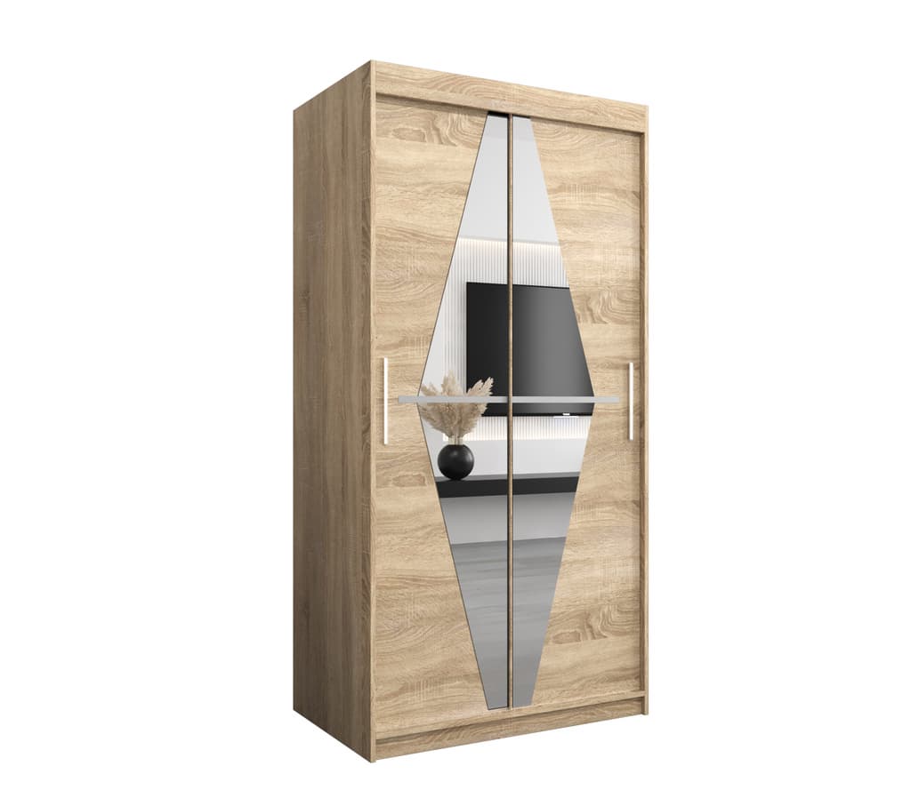 Boliwia Sliding Door Wardrobe 100cm - product image 17