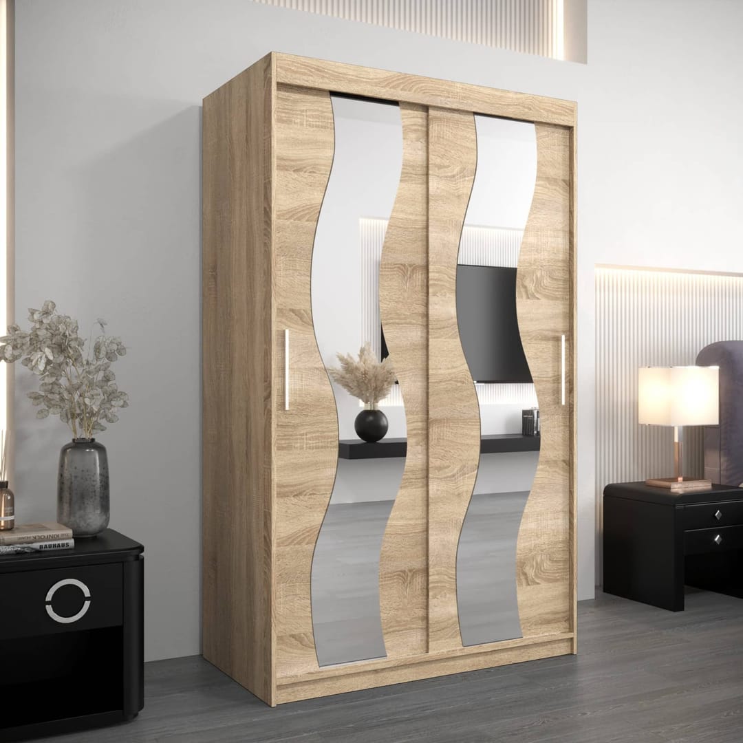 Seville Sliding Door Wardrobe 120cm