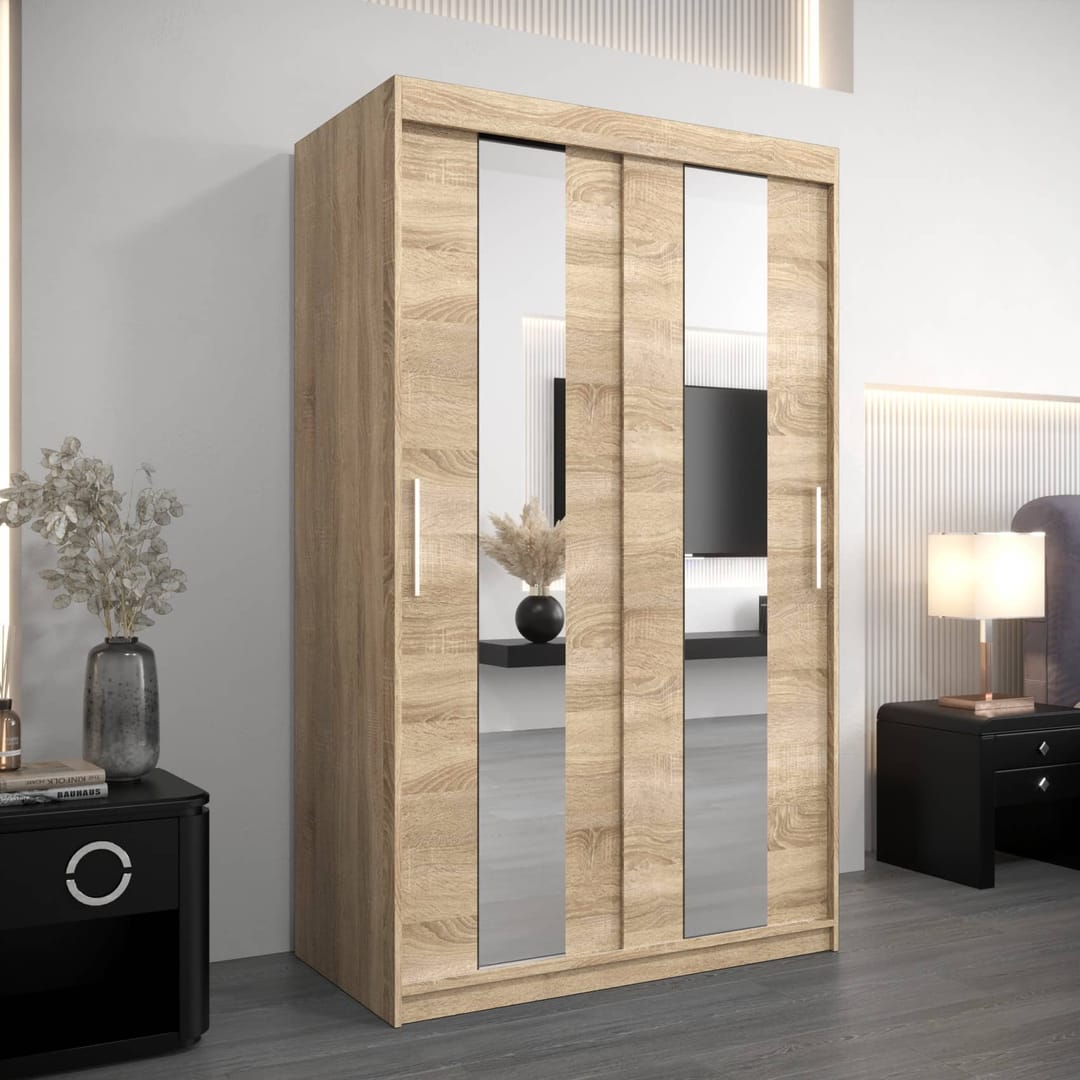 Pole Sliding Door Wardrobe 120cm - product image 14