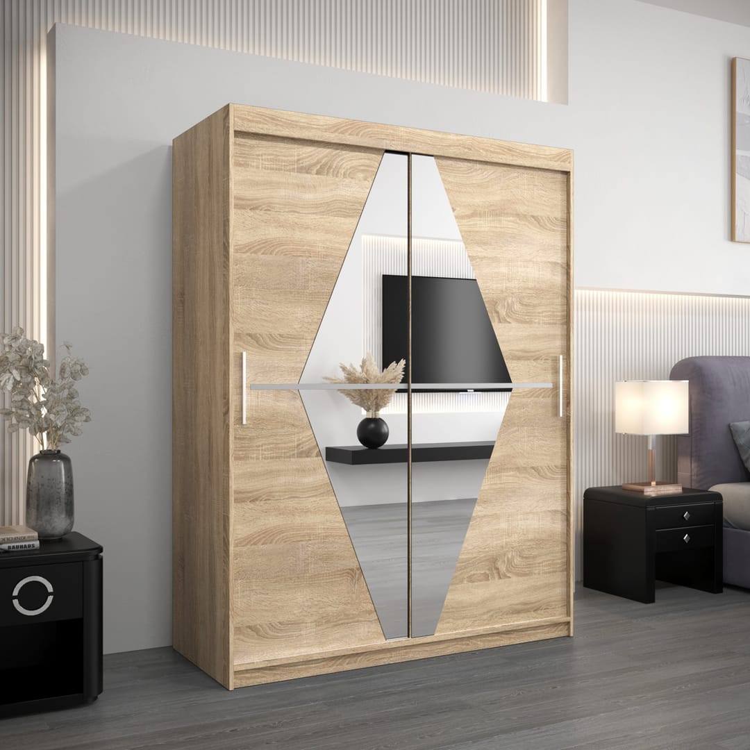 Boliwia Sliding Door Wardrobe 150cm - product image 16
