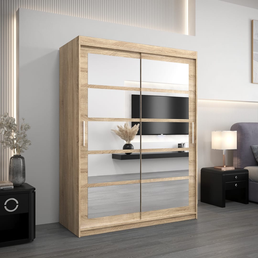Roma II Sliding Door Wardrobe 150cm
