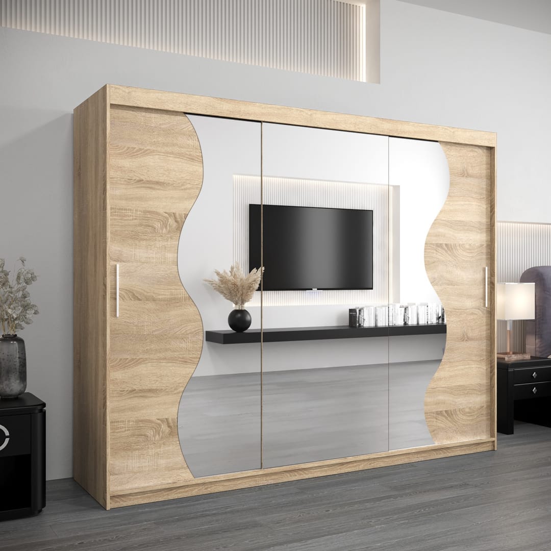 Madrid Sliding Door Wardrobe 250cm - product image 10