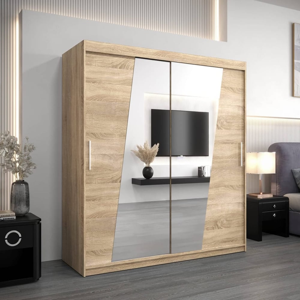 Rhomb Sliding Door Wardrobe 180cm - product image 12