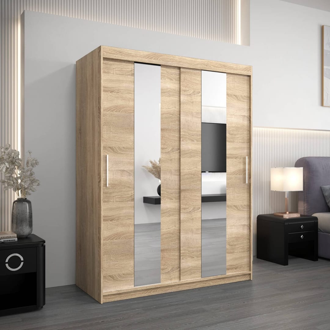 Pole Sliding Door Wardrobe 150cm - product image 15