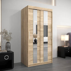 Pole Sliding Door Wardrobe 100cm - product image 13