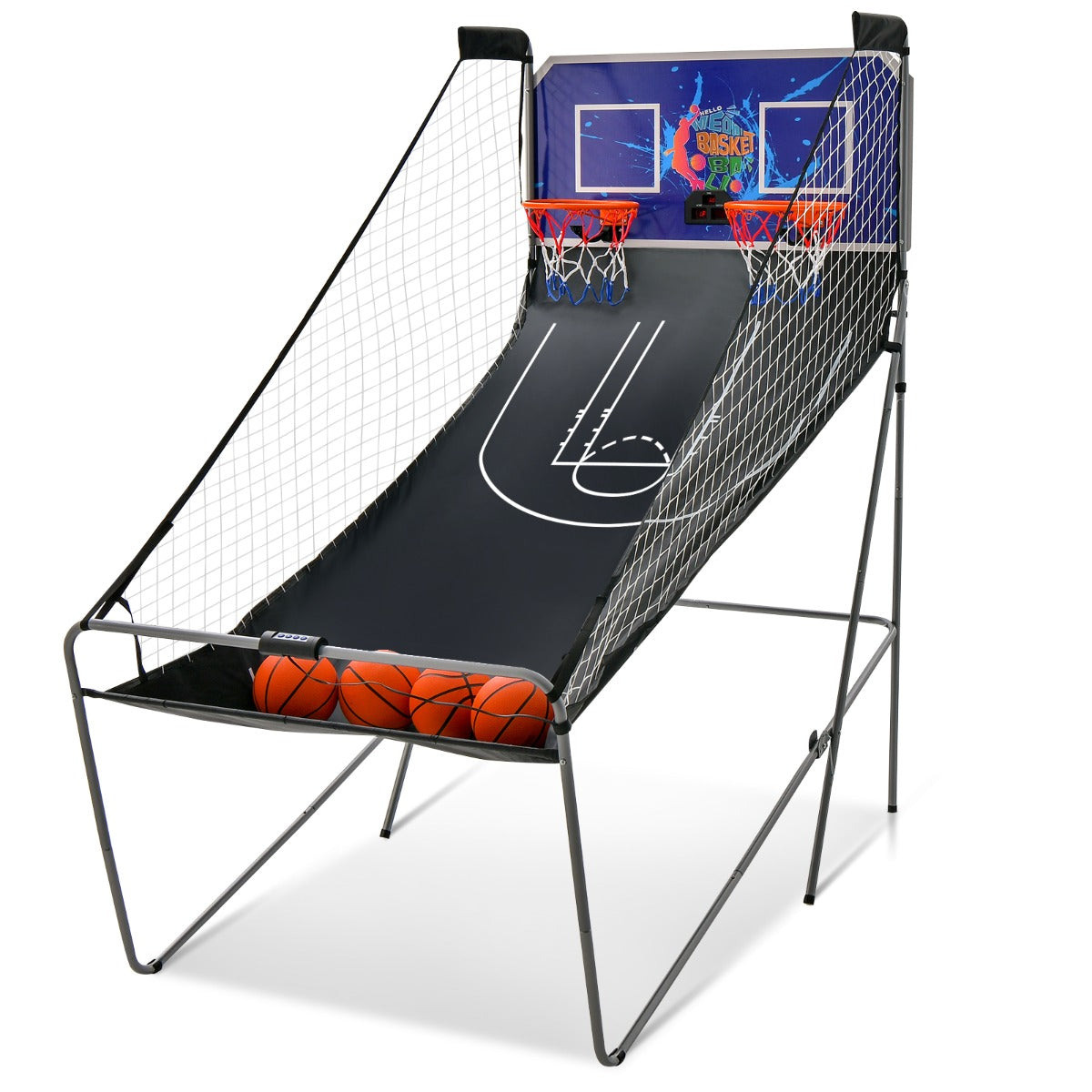 Foldable Basketball Arcade Game-Navy