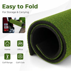 20 mm Golf Hitting Mat Includes 2 Rubber Tees and 2 Alignment Sticks-S