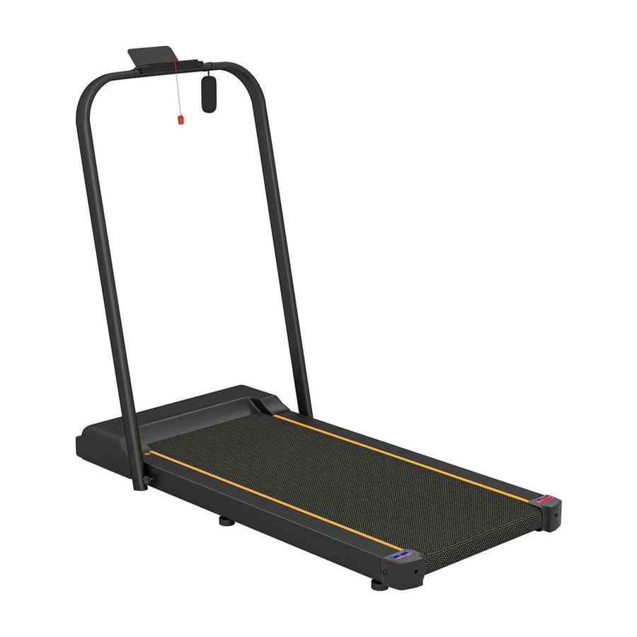 SPORTNOW 2.5HP Walking Pad, 1-6km/h Folding Treadmill with Remote Control and LED Display for Home Gym Office, Orange