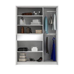 Split Hinged Door Wardrobe 157cm, image 3