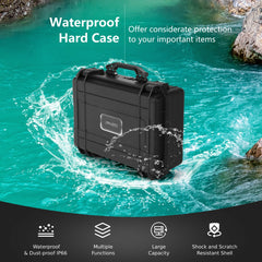 Portable Waterproof Hard Case with Customizable Foam Insert-56 x 44 x 22 cm