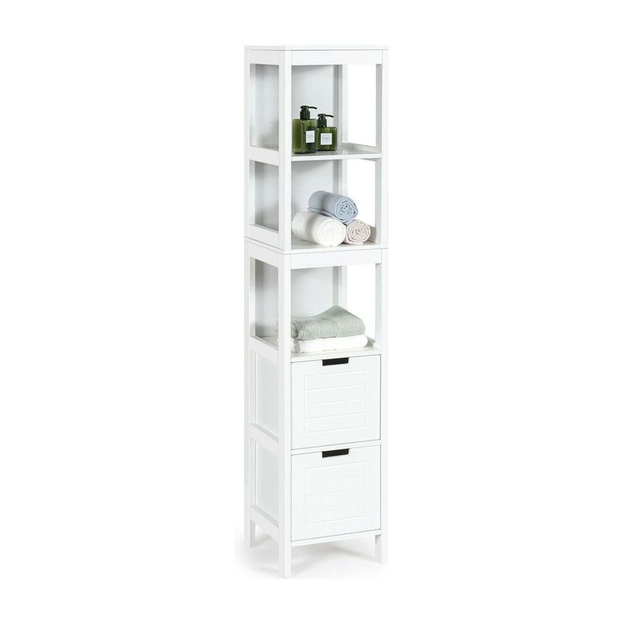 Tall Storage Unit with 2 Deep Box Drawers