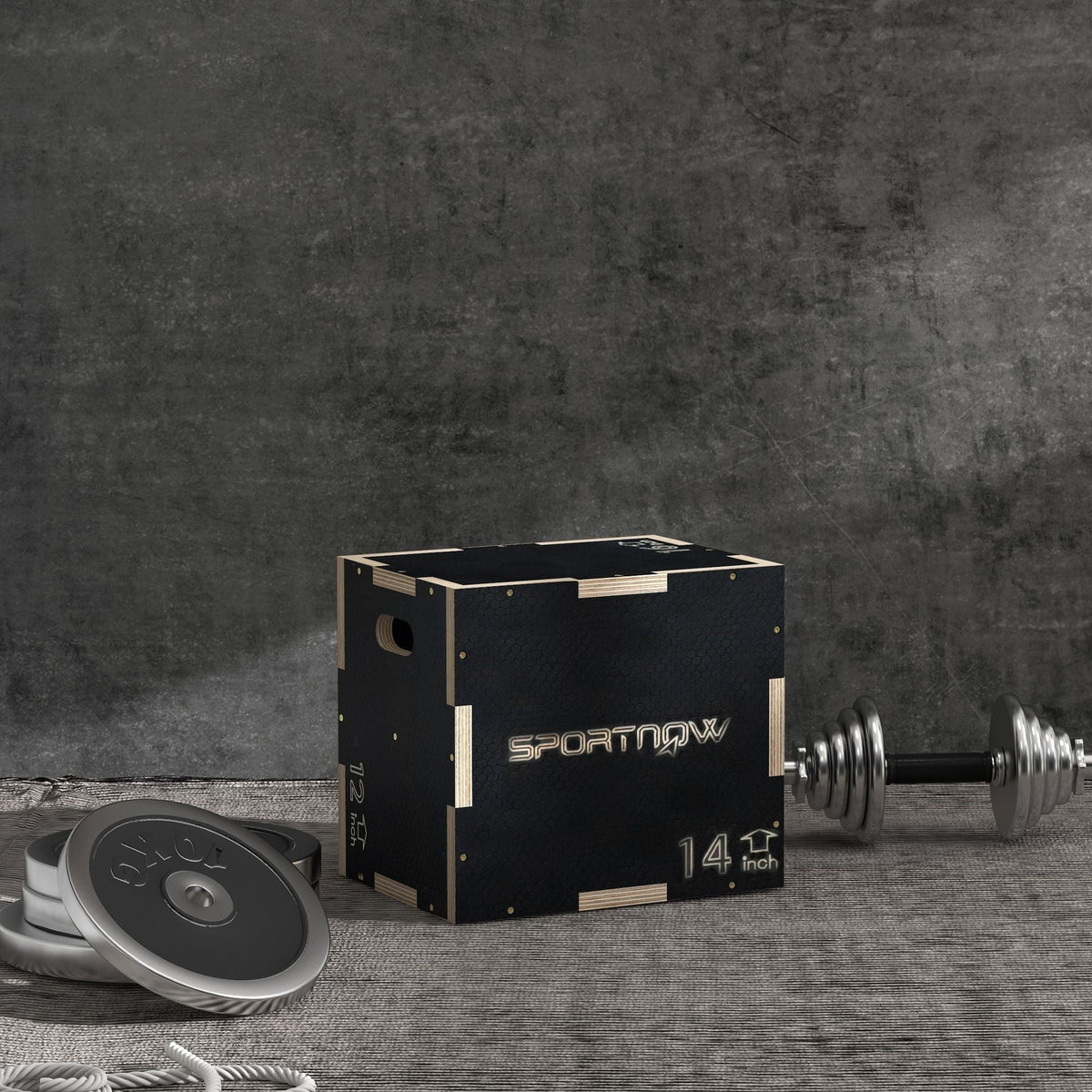 SPORTNOW Multi-Faceted Jump Box, Wooden Step Up Box, for Home, Gym, Exercise, Black - product image 2