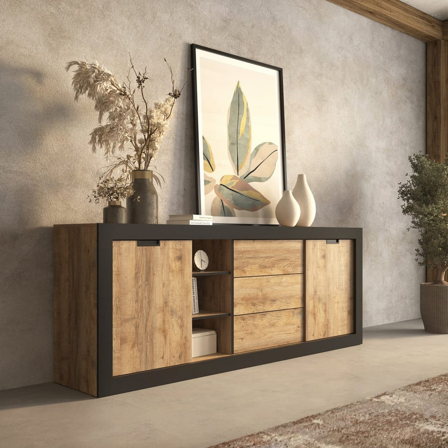 Tudor 25 Sideboard Cabinet 220cm