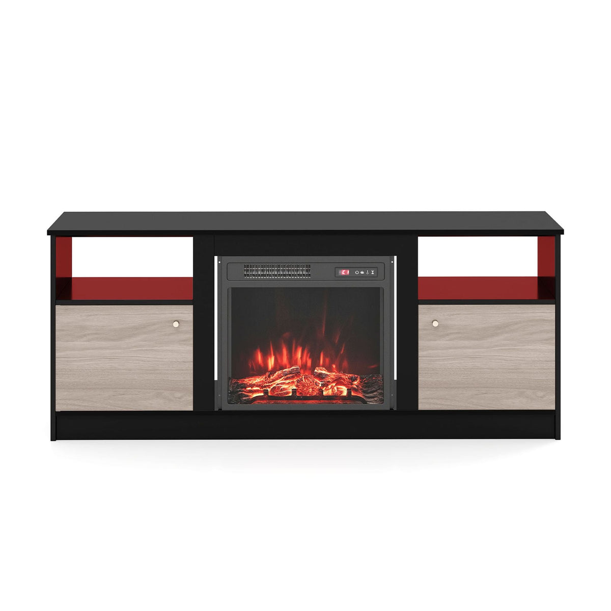 TV Stand with Electric Fireplace Combo