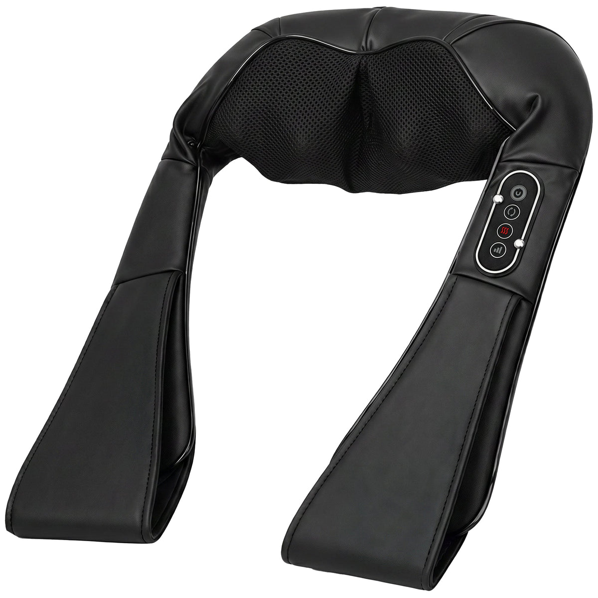 HOMCOM Cordless Neck Massager with Heat, Deep Tissue 4D Shiatsu Neck and Shoulder Massager for Car Home, Gifts for Men Women