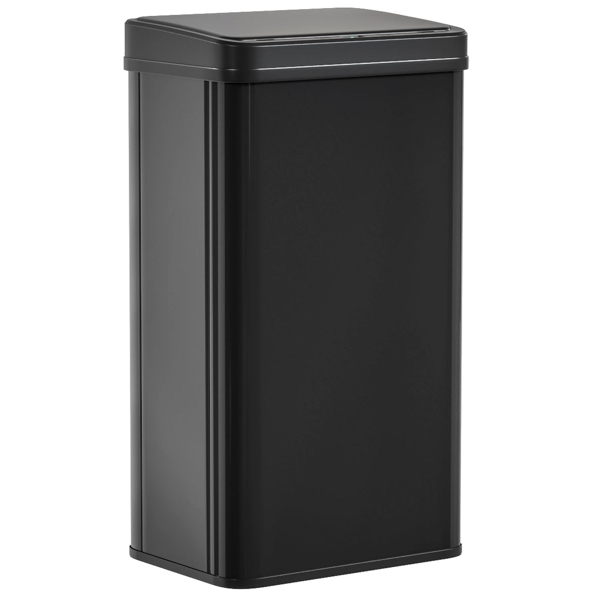 HOMCOM 50L Sensor Bin with Soft-Close Lid, Stainless Steel Automatic Touchless Motion Sensor Kitchen Bin, Black