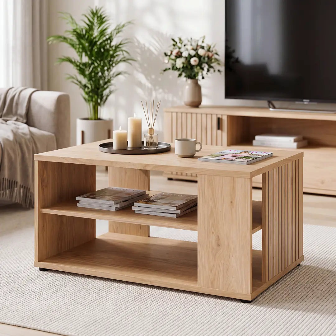 Verniq Coffee Table 90cm in Oak Natural