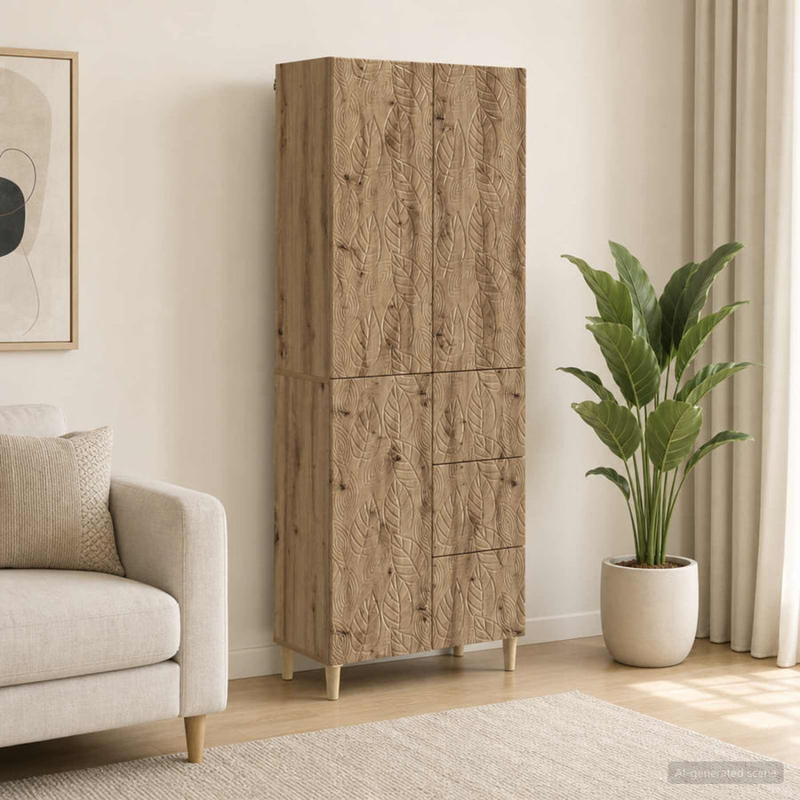 2 pcs Artisan Oak