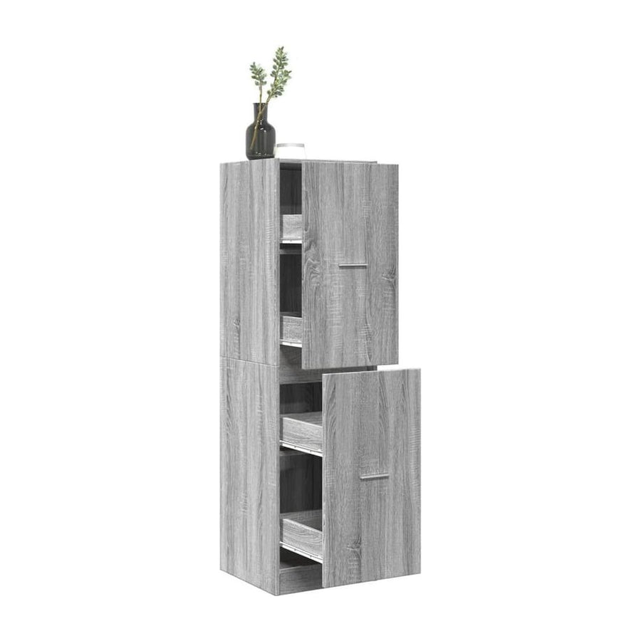 Apothecary Cabinet Grey Sonoma Engineered Wood