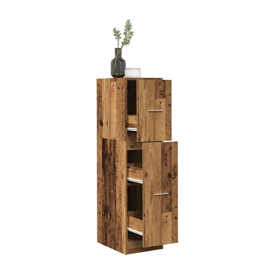 Apothecary Cabinet Old Wood Engineered Wood