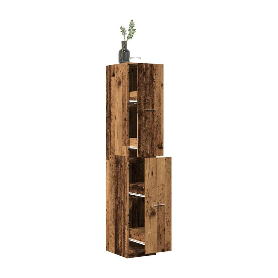 Apothecary Cabinet Old Wood Engineered Wood