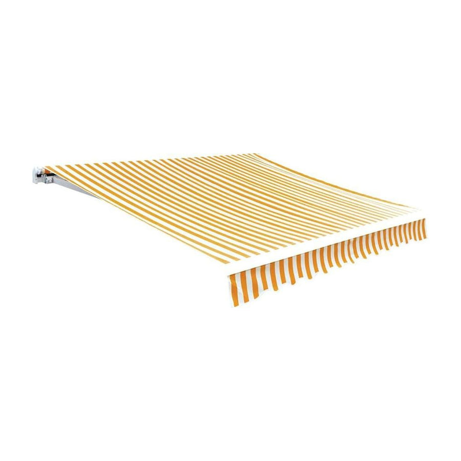 Awning Replacement Fabric Yellow and White Polyester