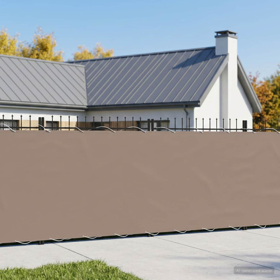 Balcony Privacy Screen with PU Coated Taupe
