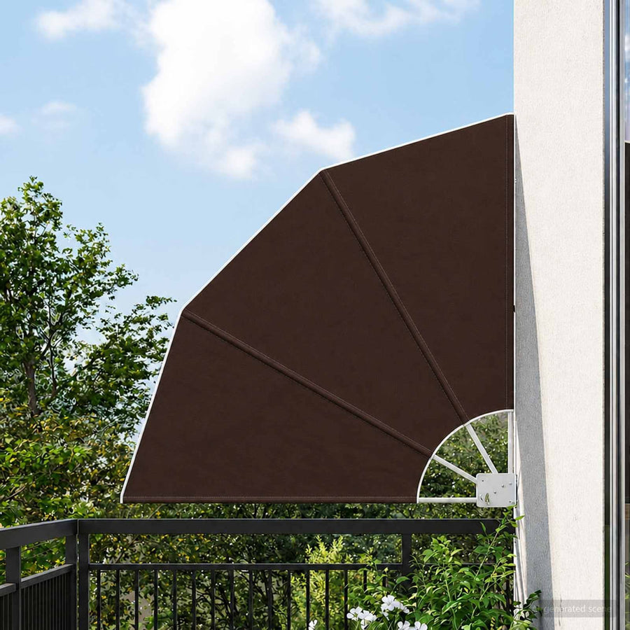 Balcony Privacy Screen Brown