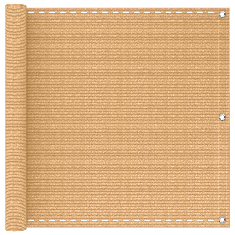 Balcony Screen Rectangular HDPE Sand