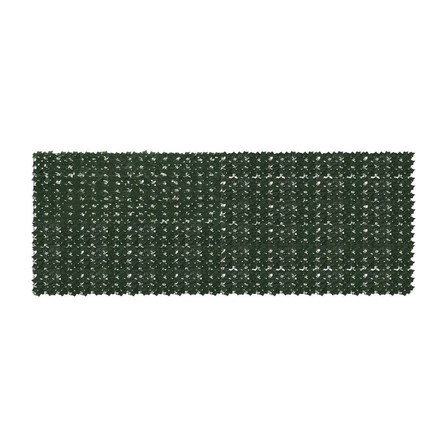 Balcony Screen with Leaves Dark Green