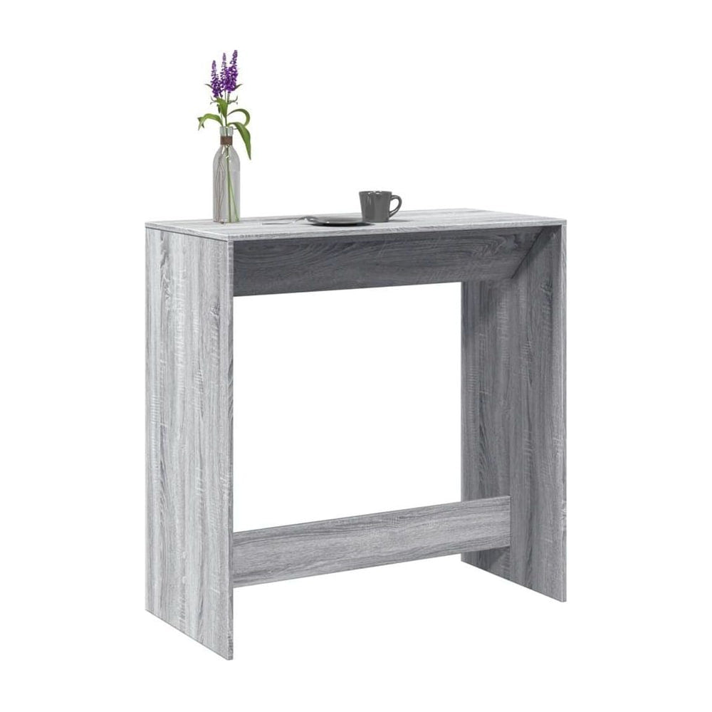 Bar Table Grey Sonoma Engineered Wood