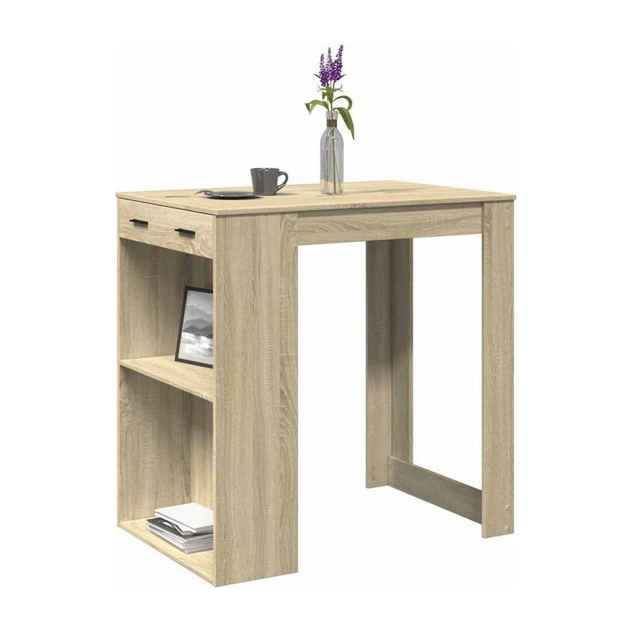 Bar Table Sonoma Oak Engineered Wood