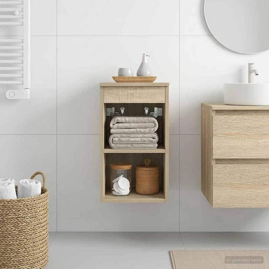Bathroom Cabinet In-between Sonoma Oak