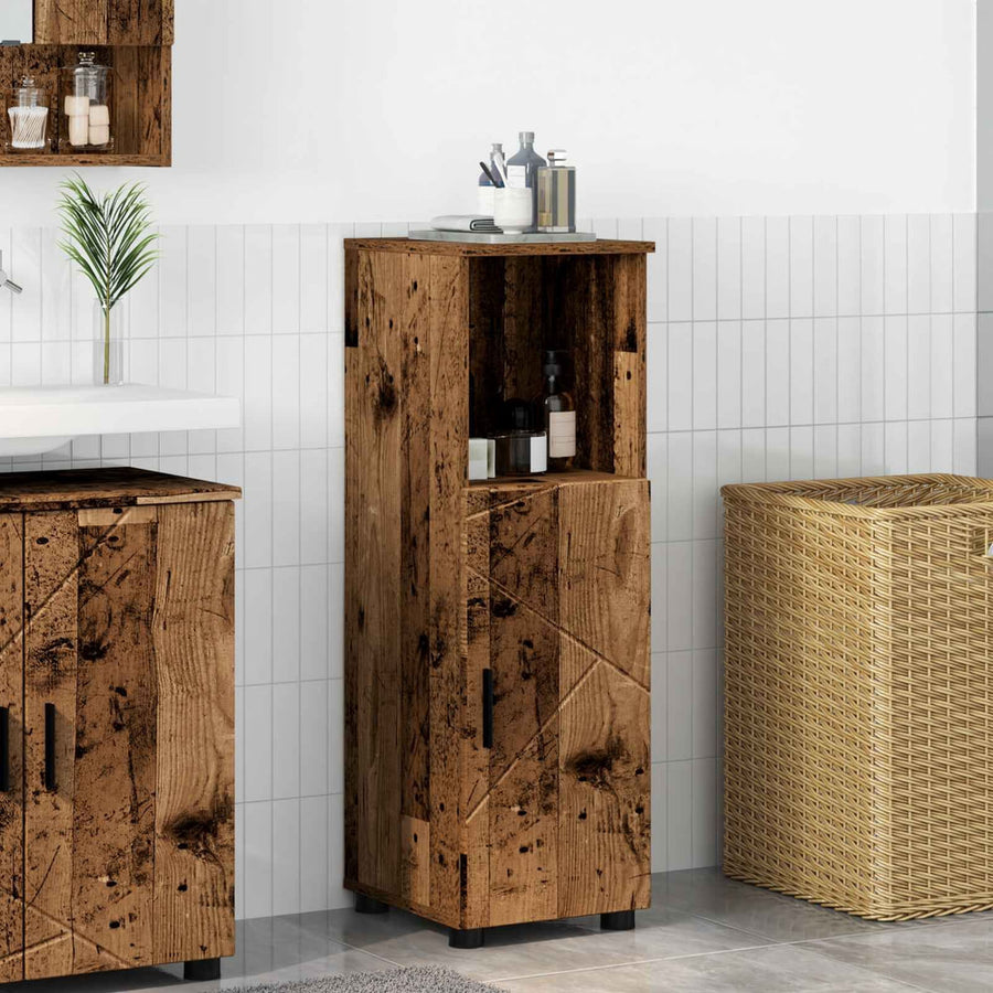 Bathroom Cabinet Old Wood