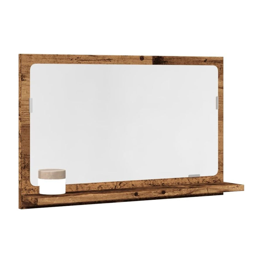Bathroom Mirror Cabinet Old Wood Engineered Wood