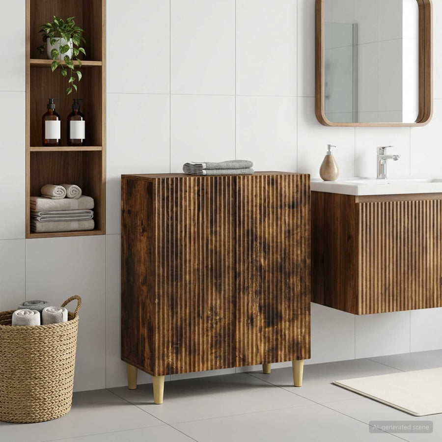Bathroom Storage Cainet ARNHEM Smoked Oak