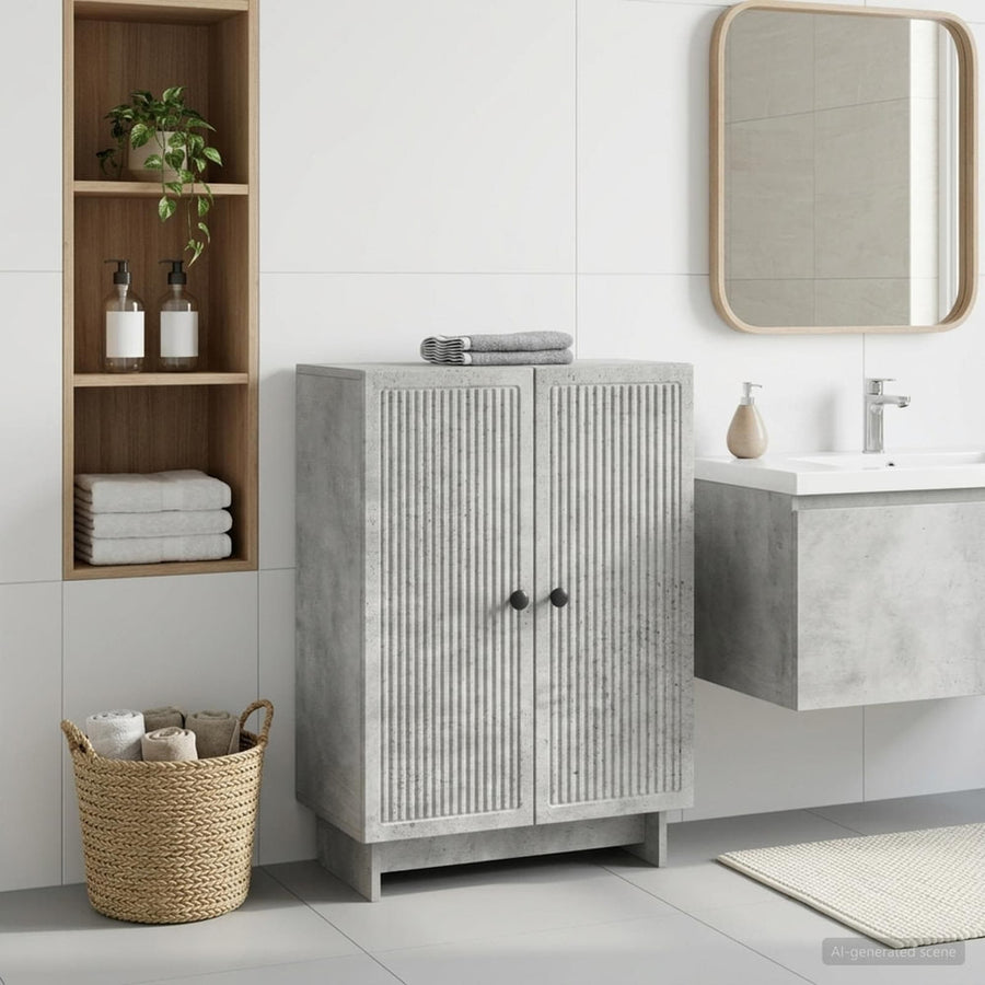 Bathroom Storage Cainet EDE Concrete Grey