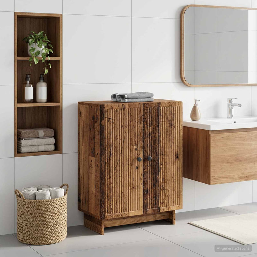 Bathroom Storage Cainet EDE Old Wood