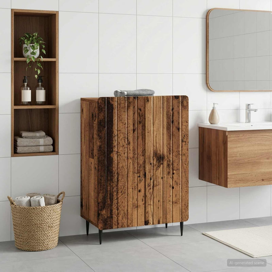 Bathroom Storage Cainet ZWOLLE Old Wood