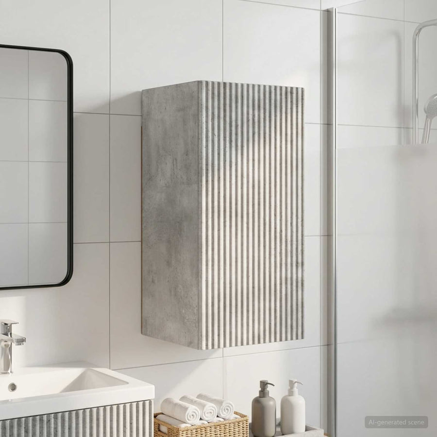 Bathroom Wall Cabinet ARNHEM Concrete Grey