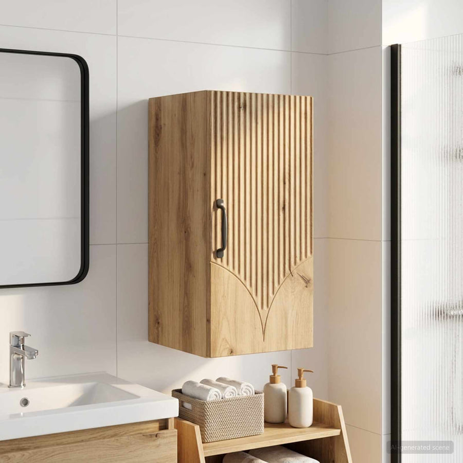 Bathroom Wall Cabinet HOORN Artisan Oak