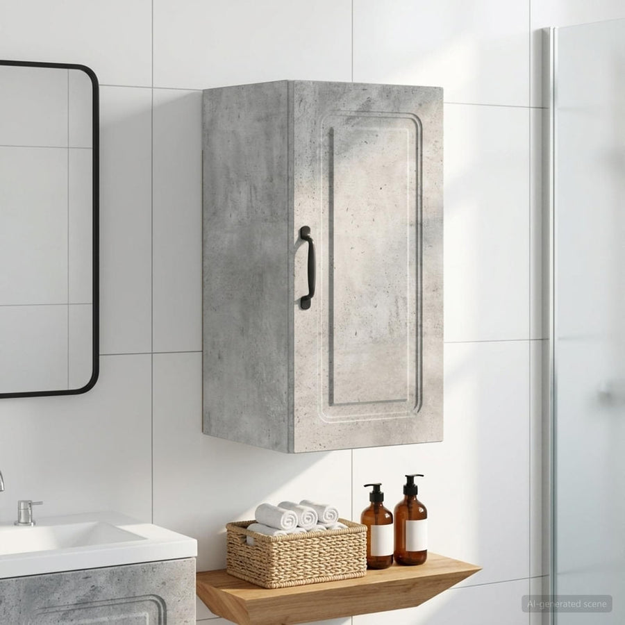 Bathroom Wall Cabinet UTRECHT Concrete Grey