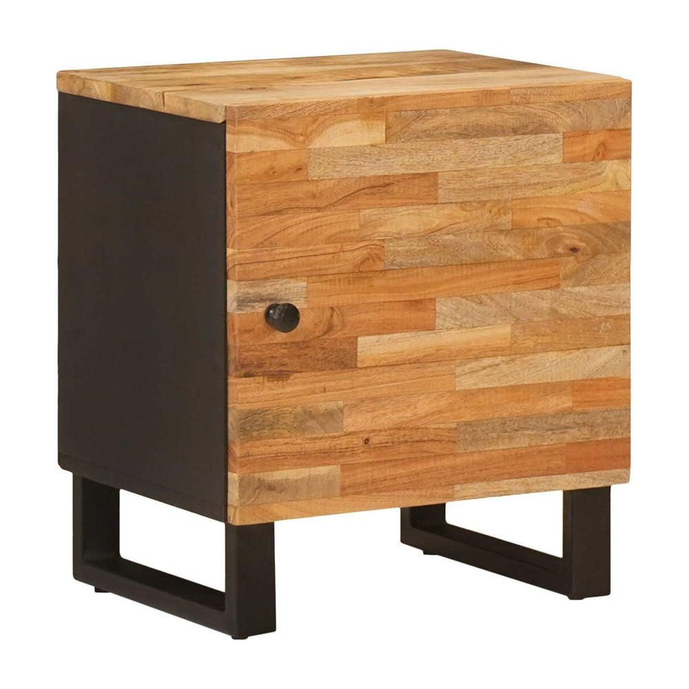 Bedside Cabinet Brown Solid Mango Wood