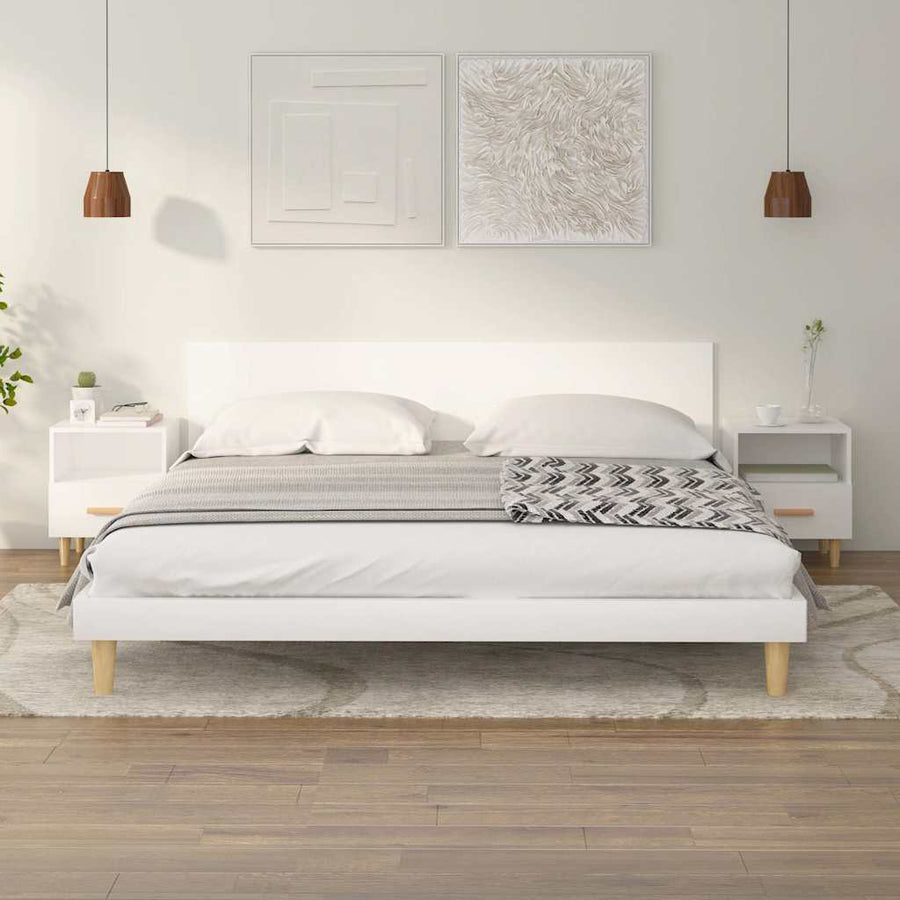 Bedside Cabinets 2 pcs White