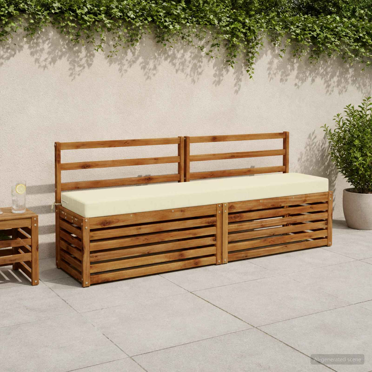 Bench Cushion SOEST Polyester Cream