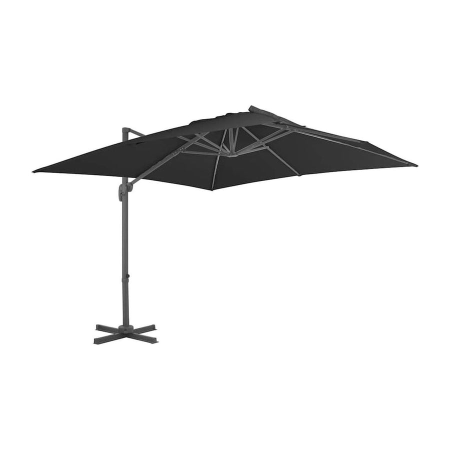 Cantilever Garden Parasol with Pole Anthracite
